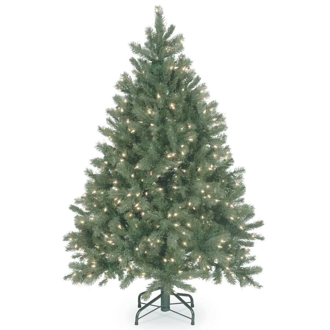Omusa Blue Fir Christmas Tree with Clear/White Lights Size 4.5' H