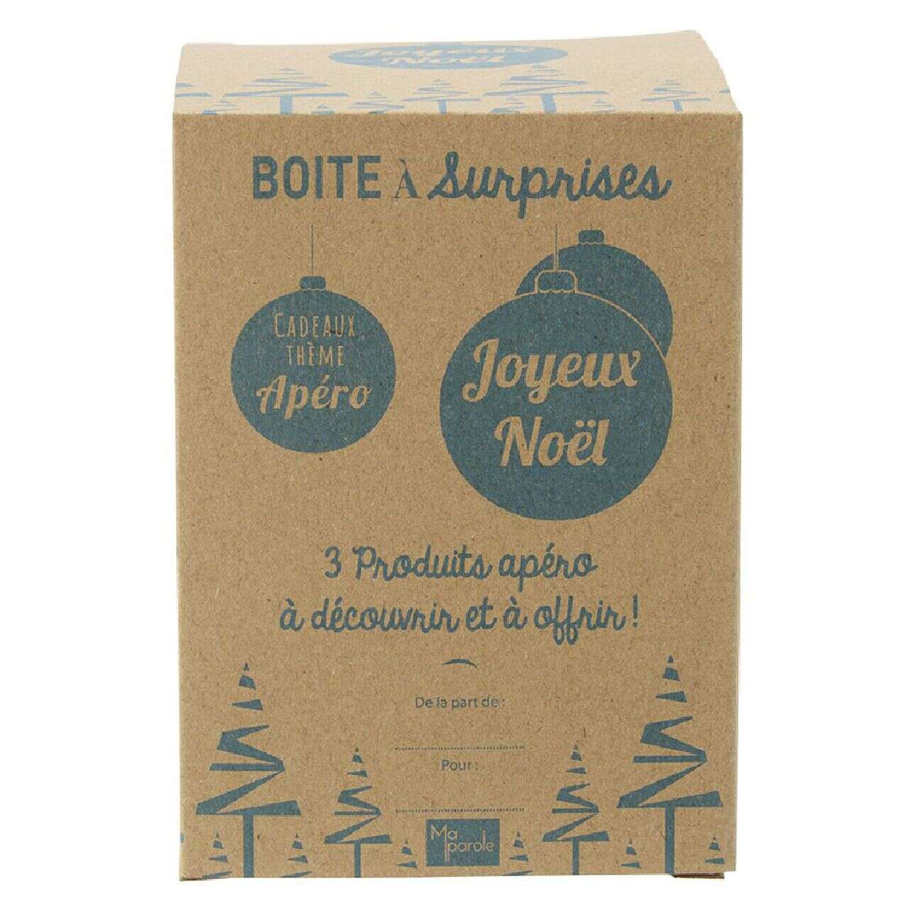 Boîte cadeau surprise apéro