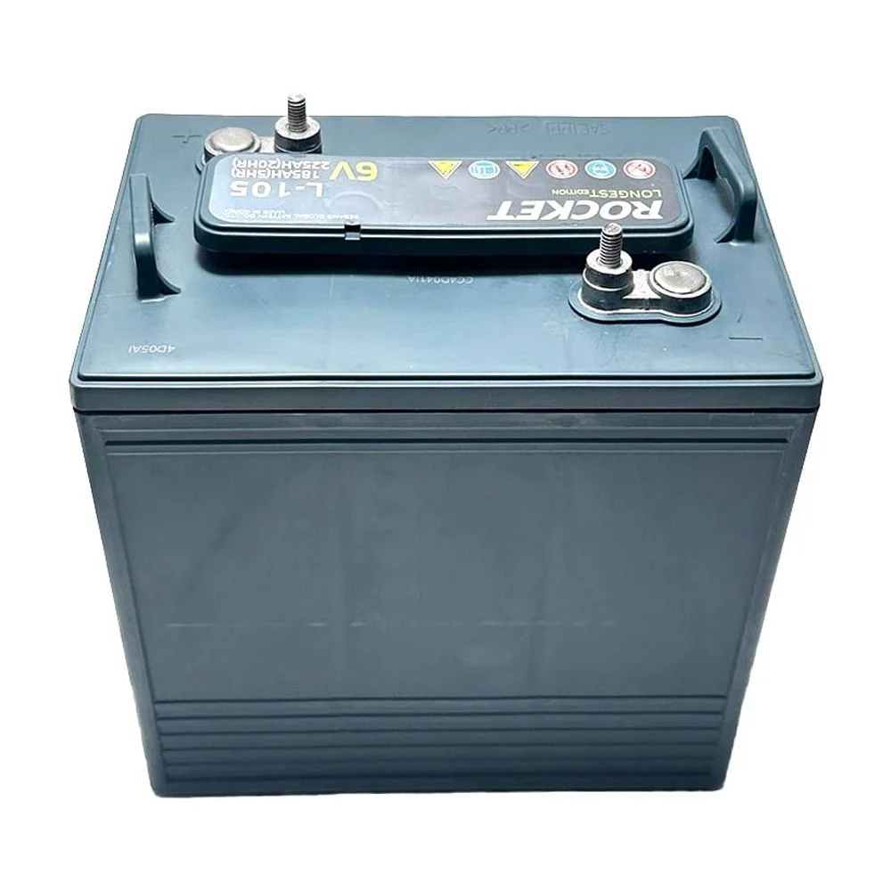 L-105 225Ah 6V Golf Cart Battery Replaces Trojan T-105 | T-605 (Set of 8) - Image 9