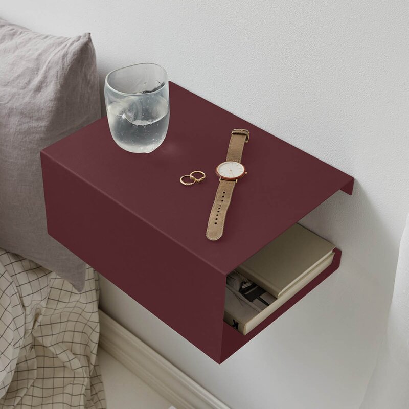 BoxShelf hylle 35x25x15 cm Maroon Red