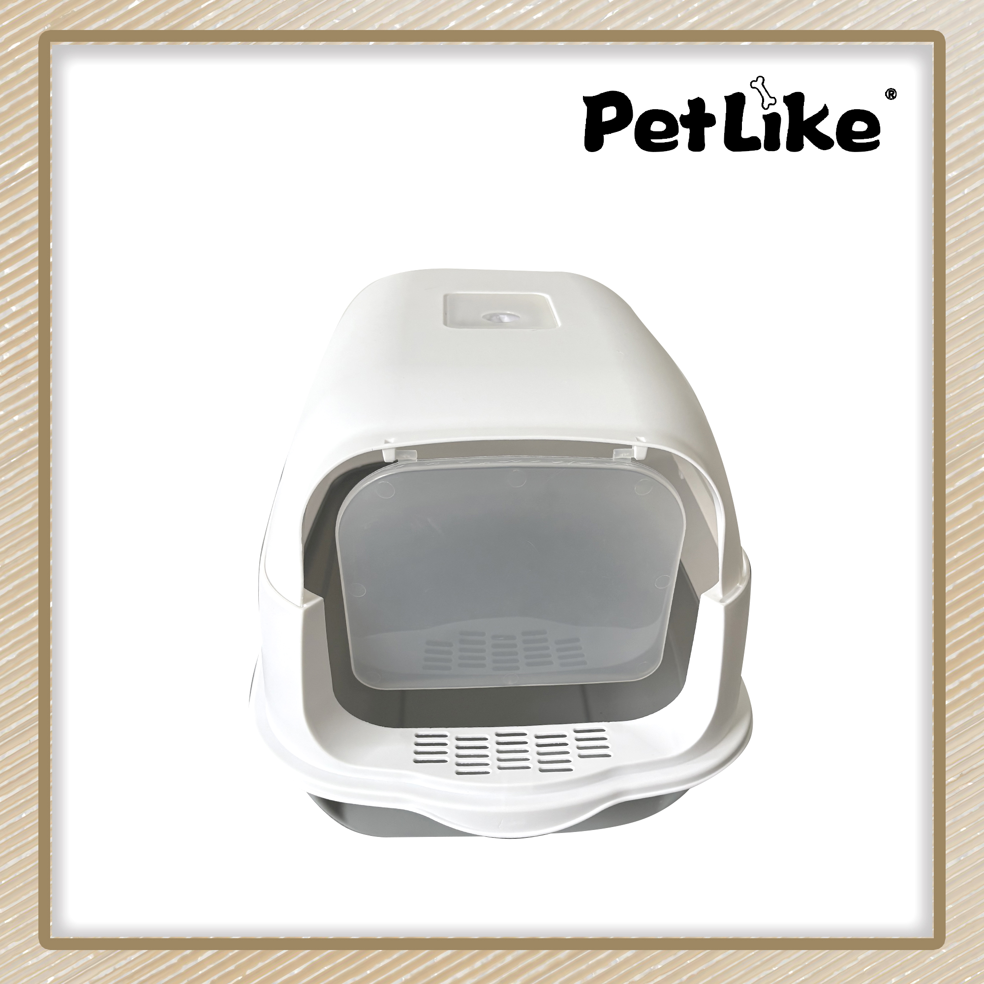 PetLike Plastic cat Litter Box Cat Tray Box