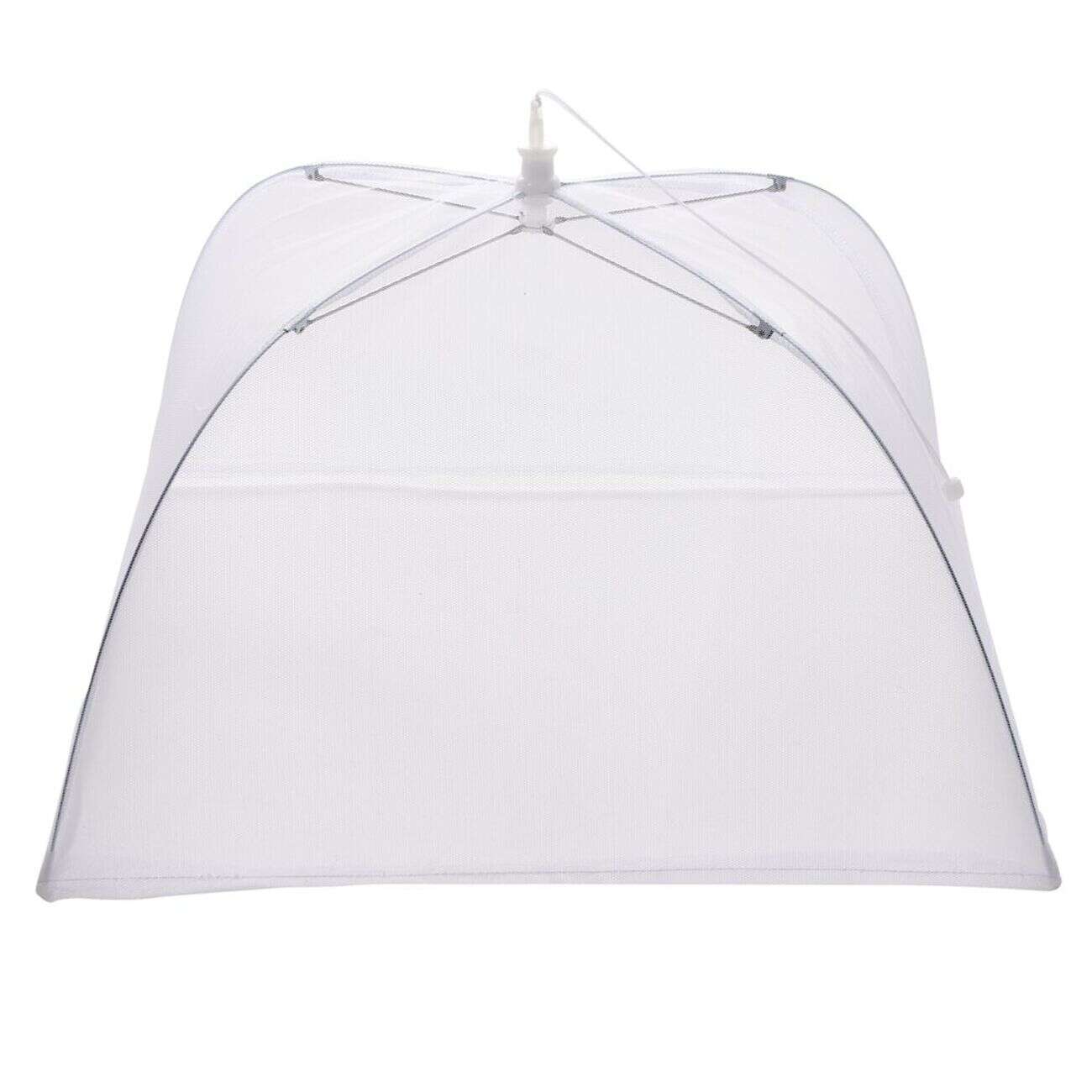 Cloche moustiquaire pliable blanche 43x43xH20cm