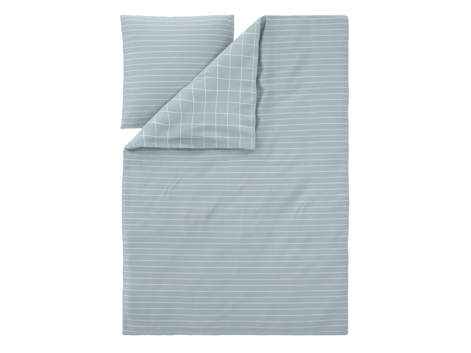 LIVARNO Parure de lit double face en satin microfibre, 140 x 200 cm