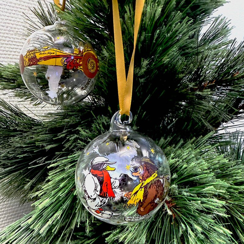 Flåklypa julekule 8 cm Reodor Felgen