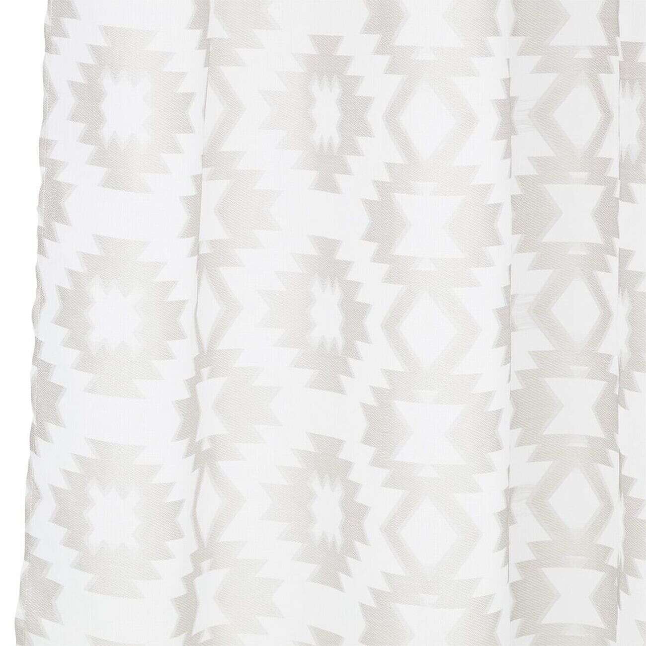 Voilage polyester 140x240cm jacquard beige