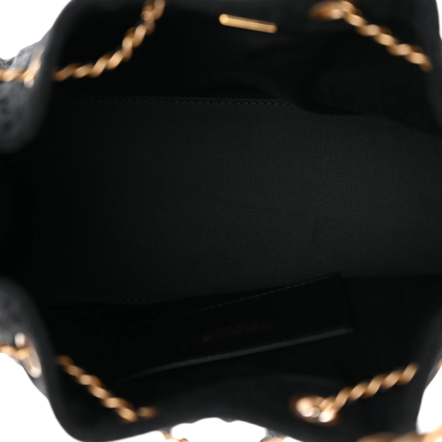 Washed Denim Quilted Small Chanel 25 Handbag Black