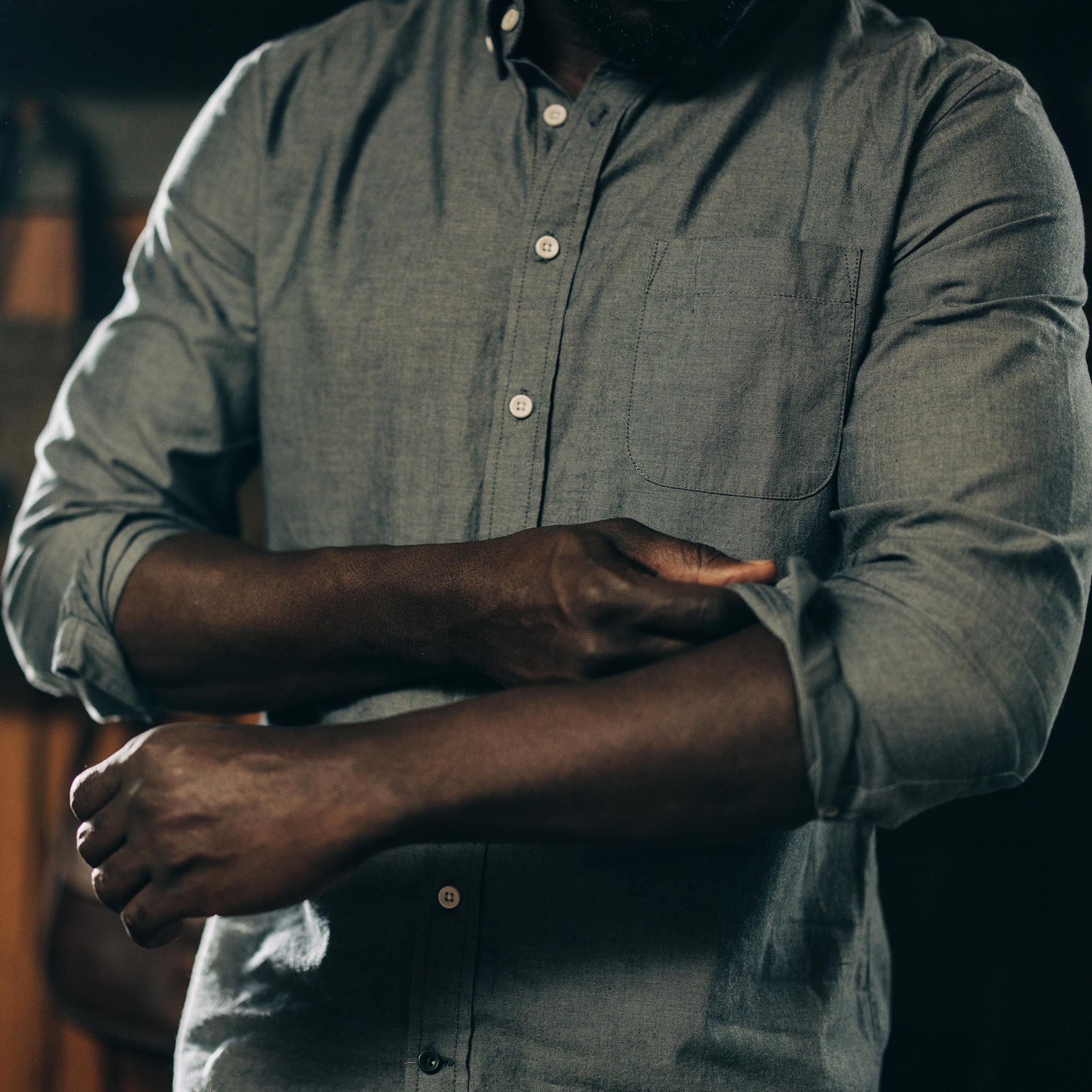 Le Jack en chambray bleu