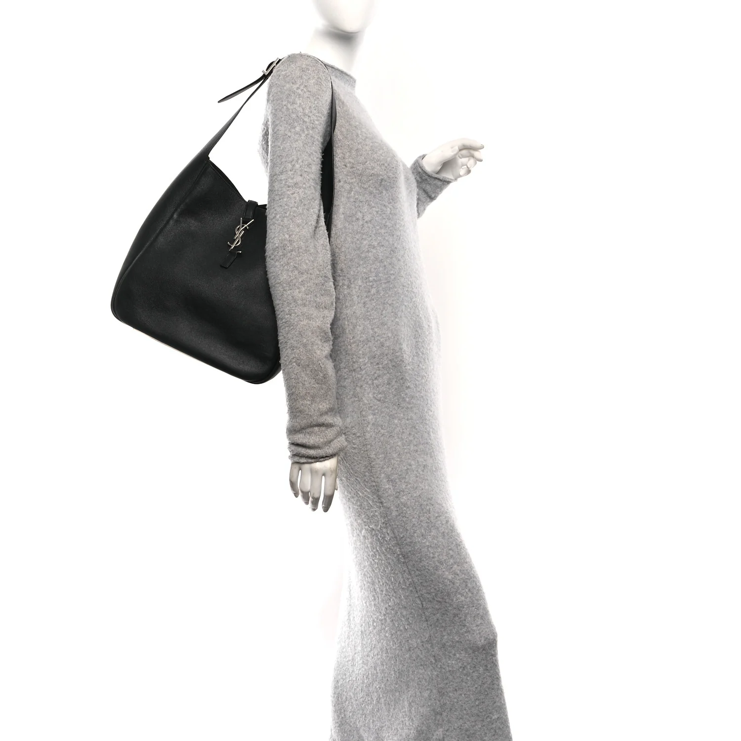 Supple Calfskin Large Le 5 A 7 Soft Hobo Black