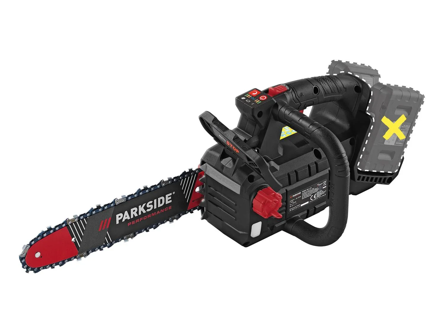 PARKSIDE PERFORMANCE Trononneuse d'lagage PPAKS 40-Li A1, 40 V