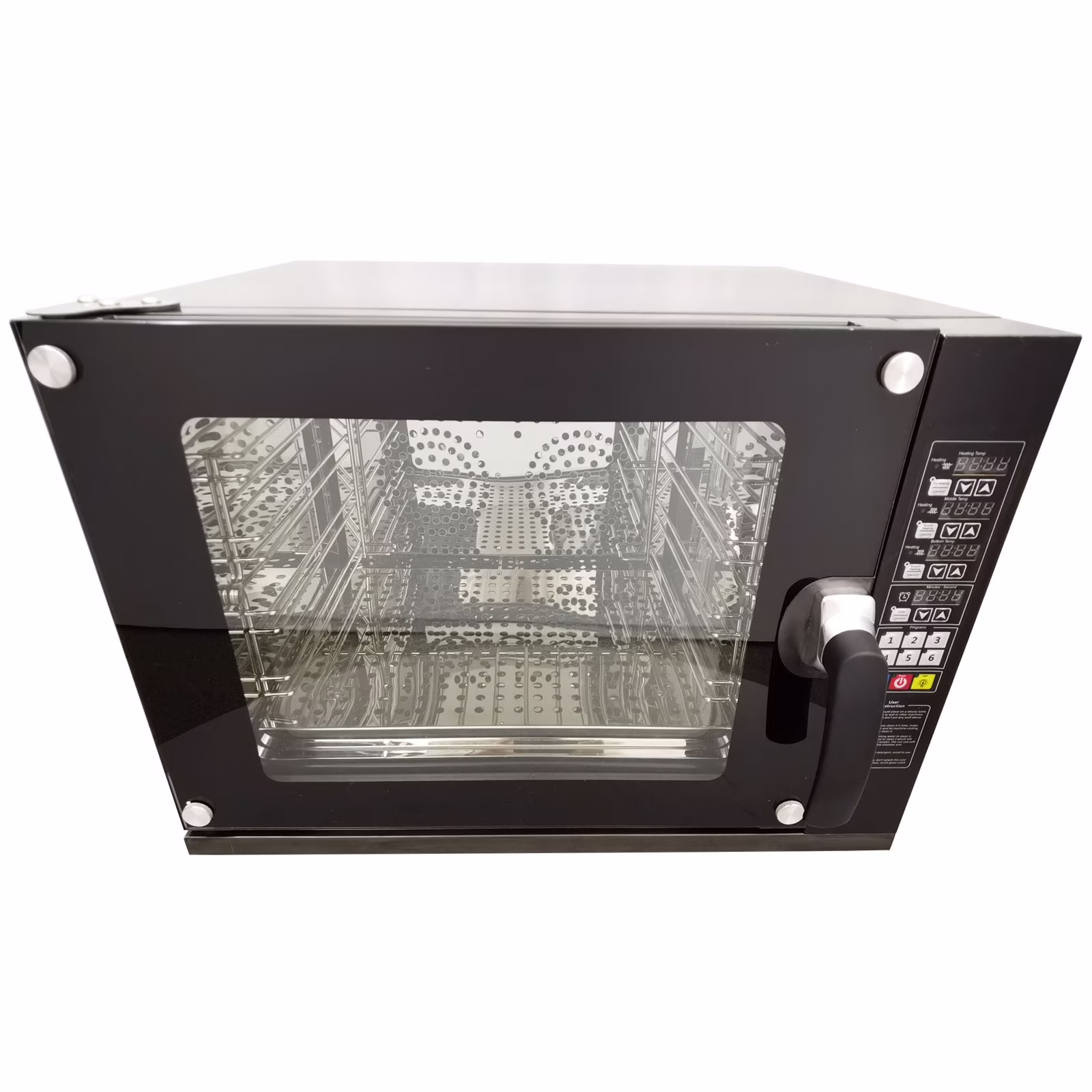 60 L Commercial Countertop Convection Spray Oven 4 Racks Hot Air Circulation Electric Oven 220V