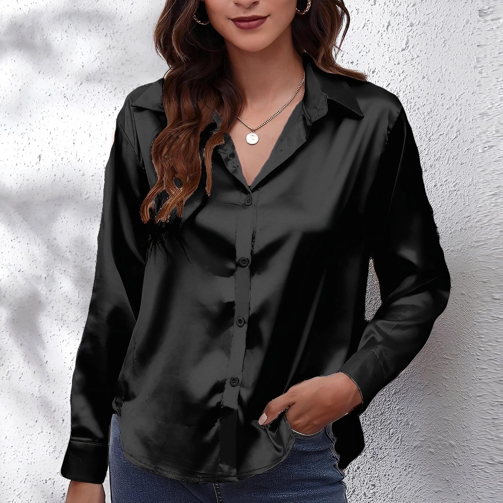 Fannia - Chemise élégante à manches longues