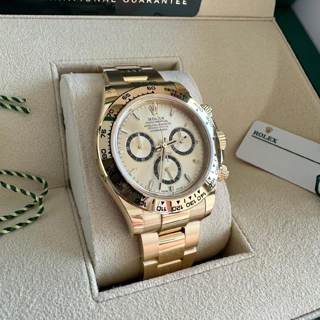 [Super Clone]ROLEX Daytona Yellow Gold/Champagne/Oyster  m126508-0005