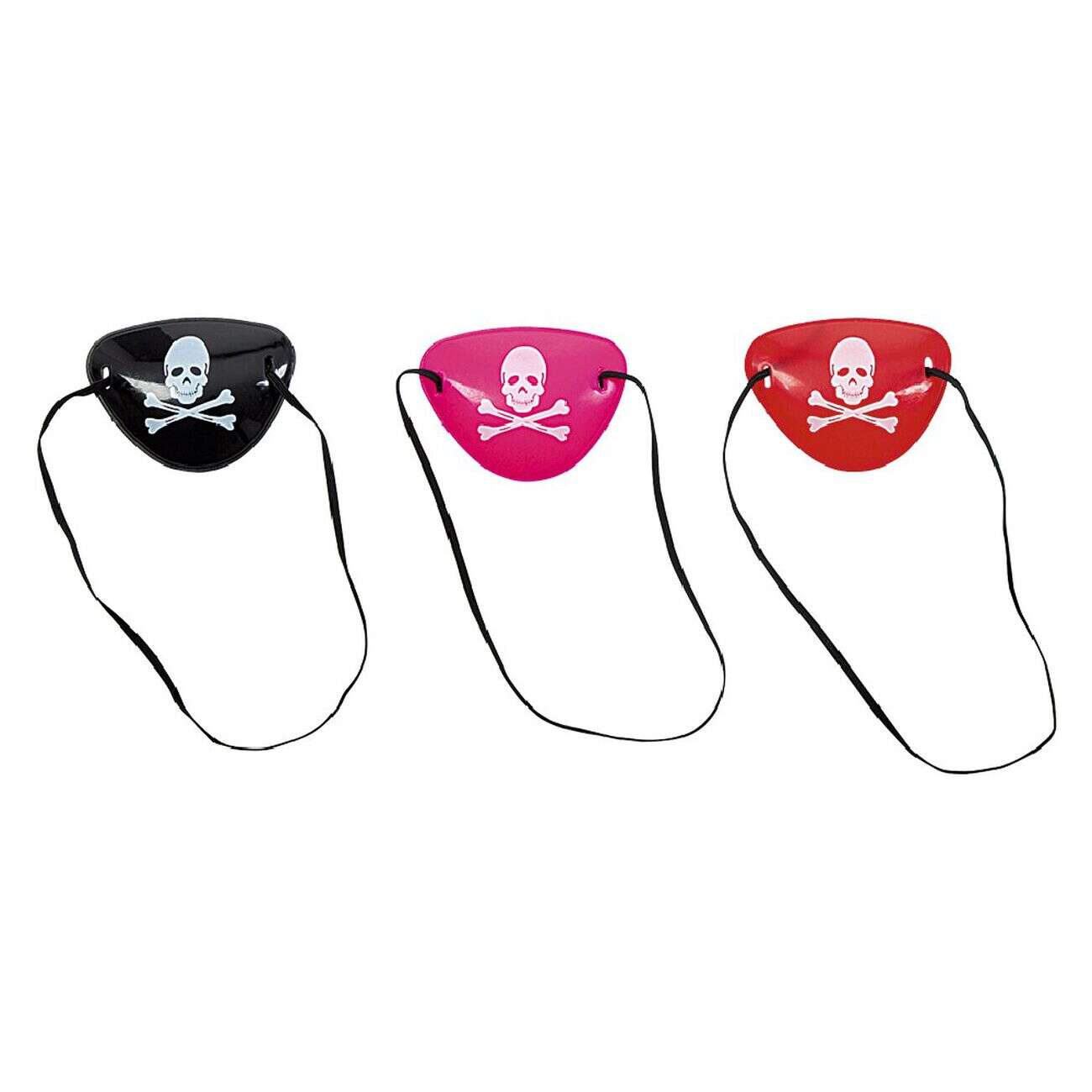 Cache-oeil de pirate (3 modèles)