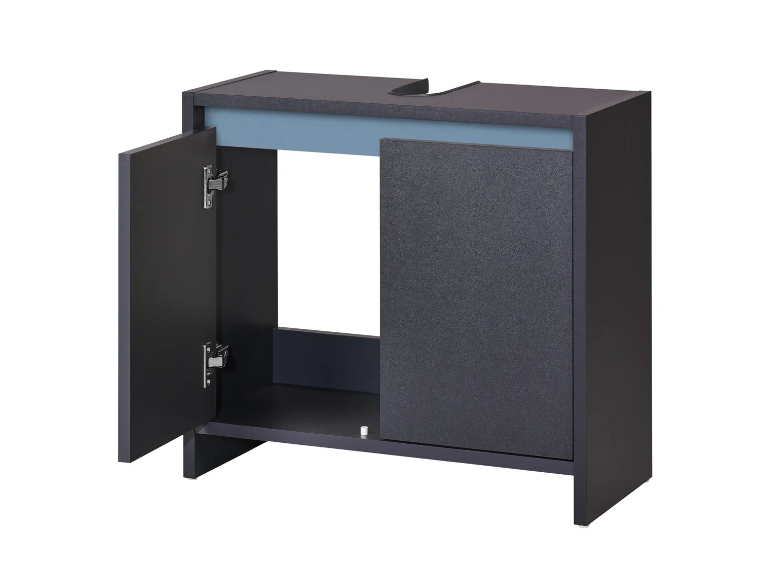 LIVARNO home Meuble sous-vasque Oslo, 60 x 55 x 28 cm, anthracite
