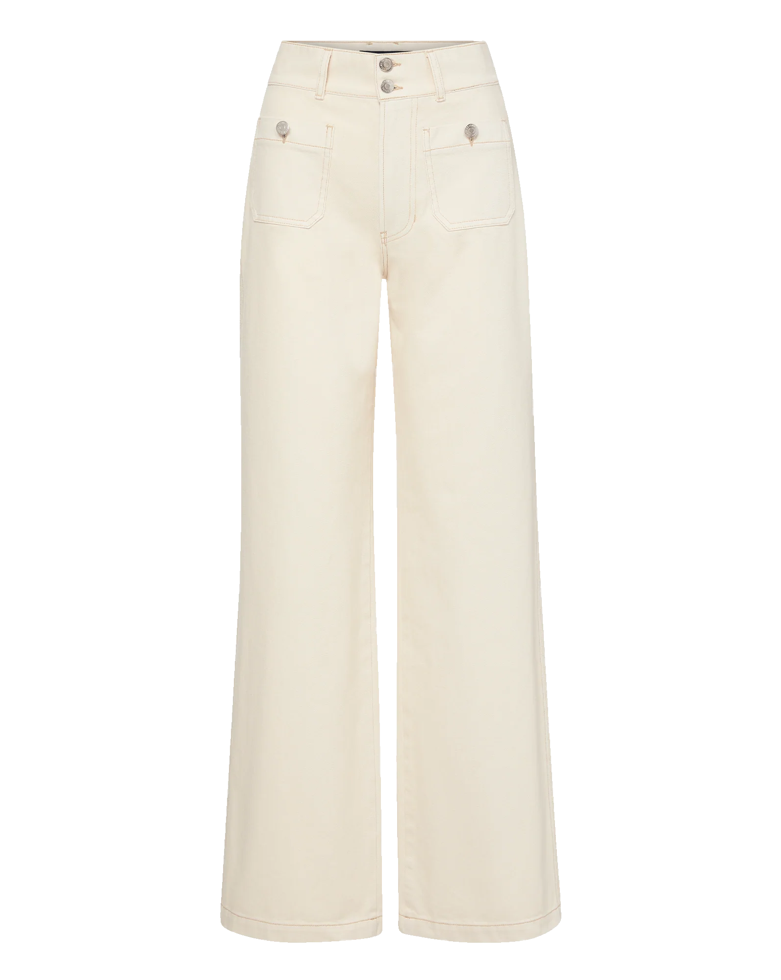 Taylor Patch-Pocket Wide-Leg Jean
