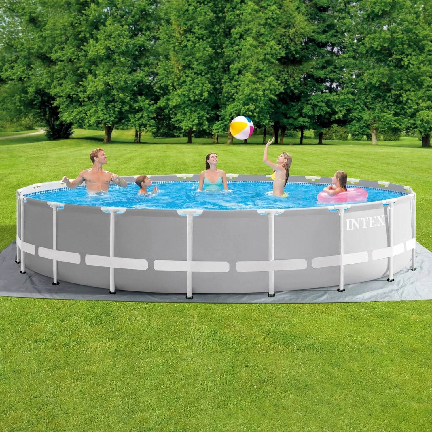 INTEX - Piscina Rotonda Prisma Frame™ - altezza 132 cm diametro 610 cm