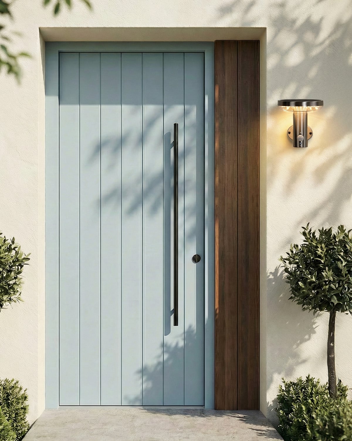 Sulivan - Aplique de Pared Solar LED de Exterior de Metal Sulivan