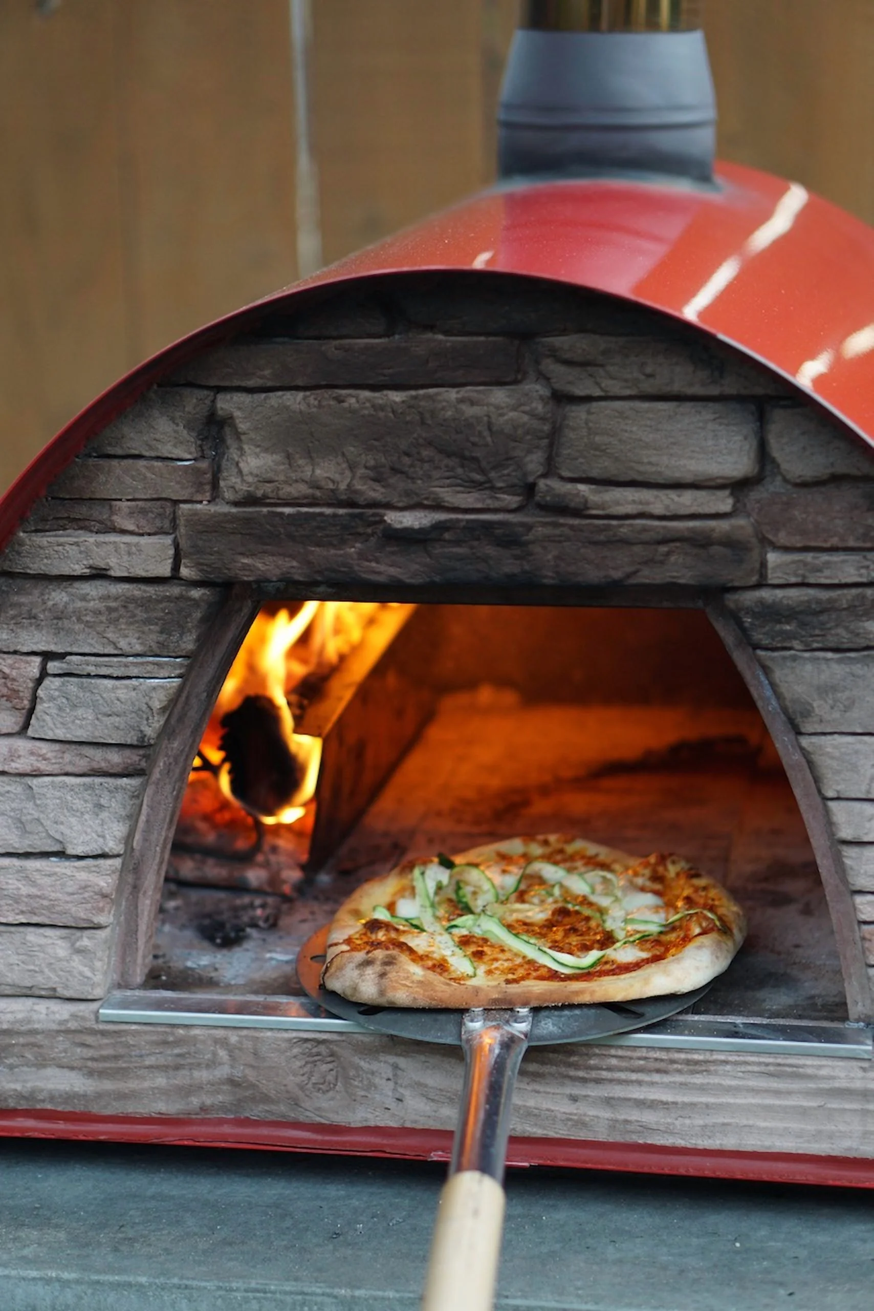 Maximus Portable Wood-Fired Pizza Oven �C Red, Outdoor Pizza Bread Oven - Image 6
