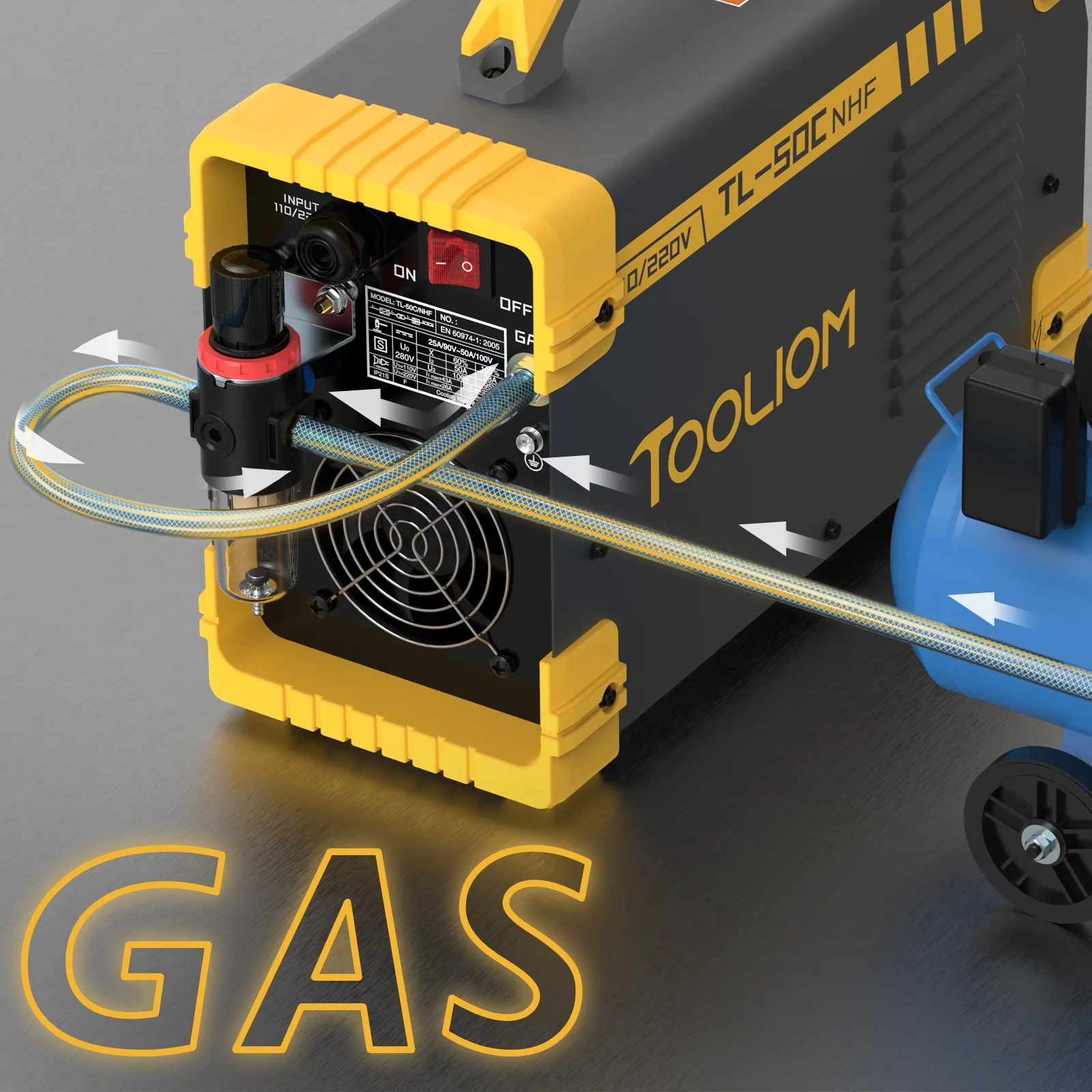 50A Non High Frequency Plasma Cutter Non Touch Pilot ARC 110/220V Dual Voltage Cutting Machine Image 5