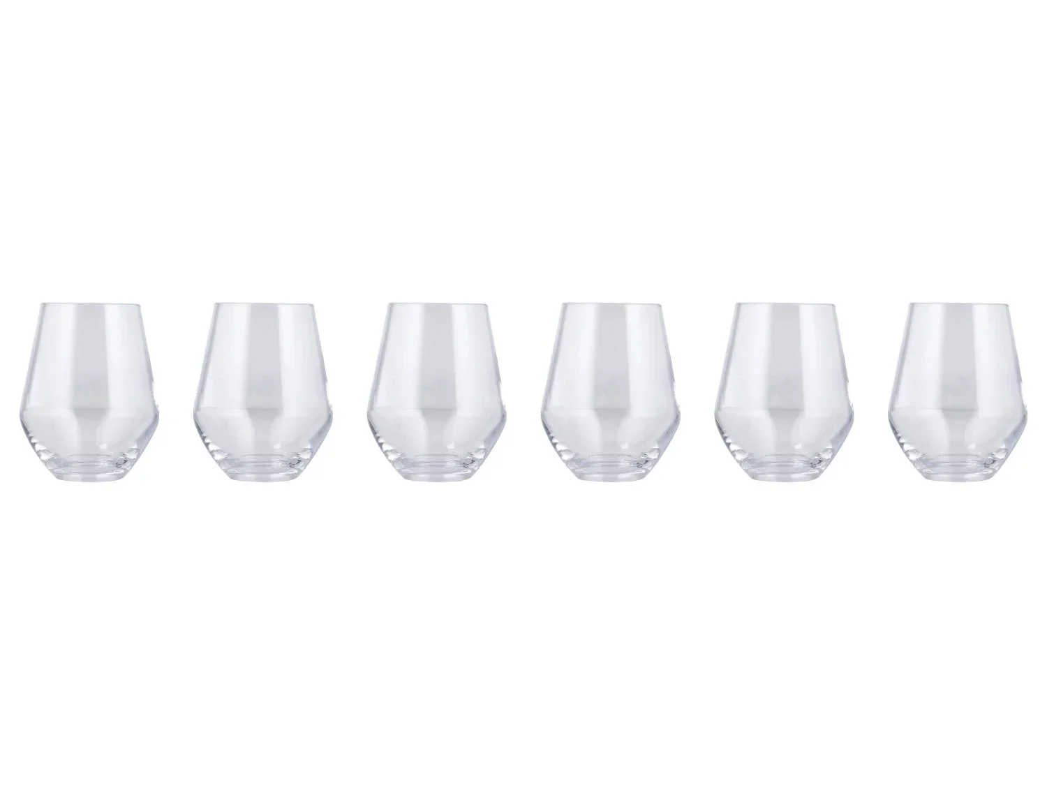 SILVERCREST Lot de 6 verres en cristal