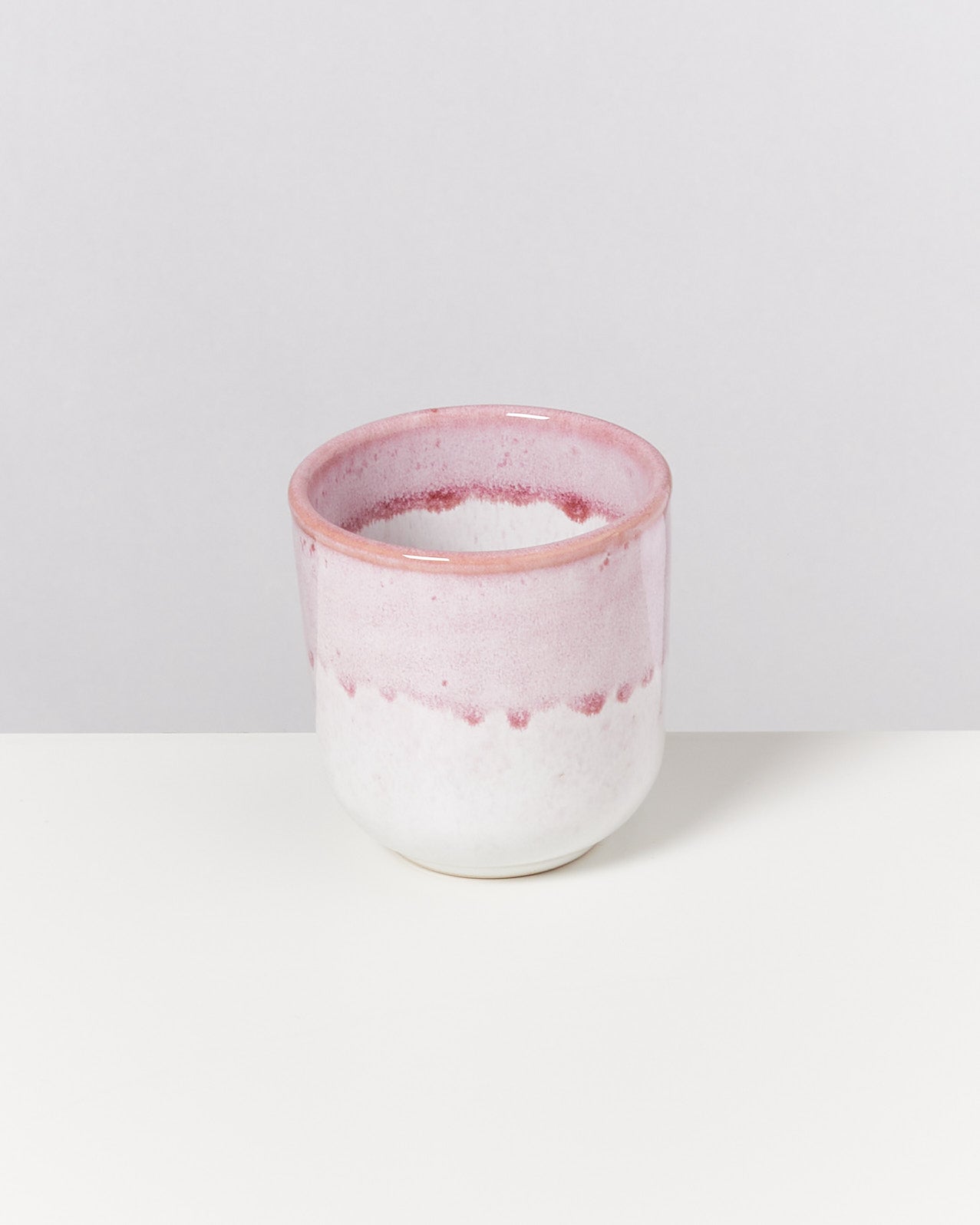 COPA ALTO - SMALL CUP PINK WHITE SET OF 6