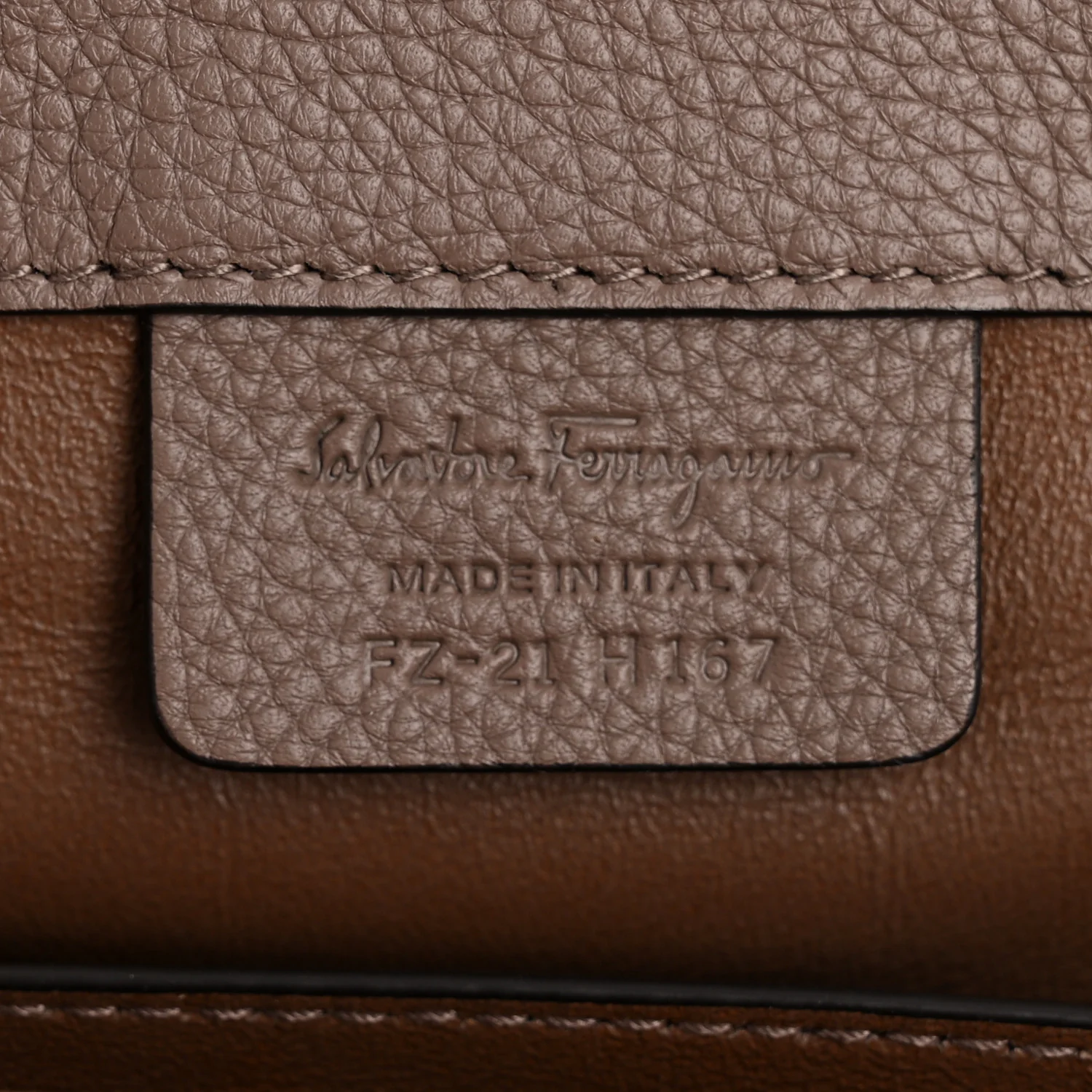 Calfskin Large Studio Bag Caraway Seed