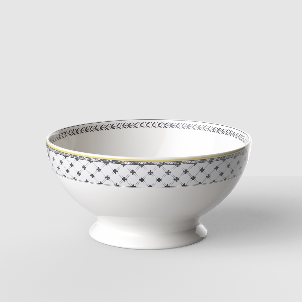Audun Serving Bowl - Multi-colored, 67.7 oz, Premium Porcelain