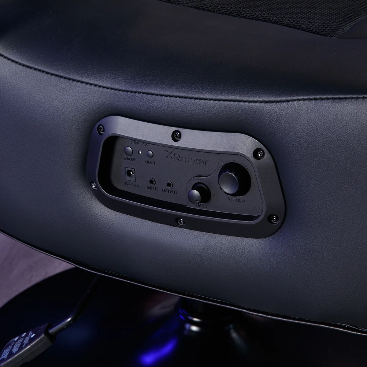 Nemesis RGB Pedestal Gaming Chair, Black - Image 9
