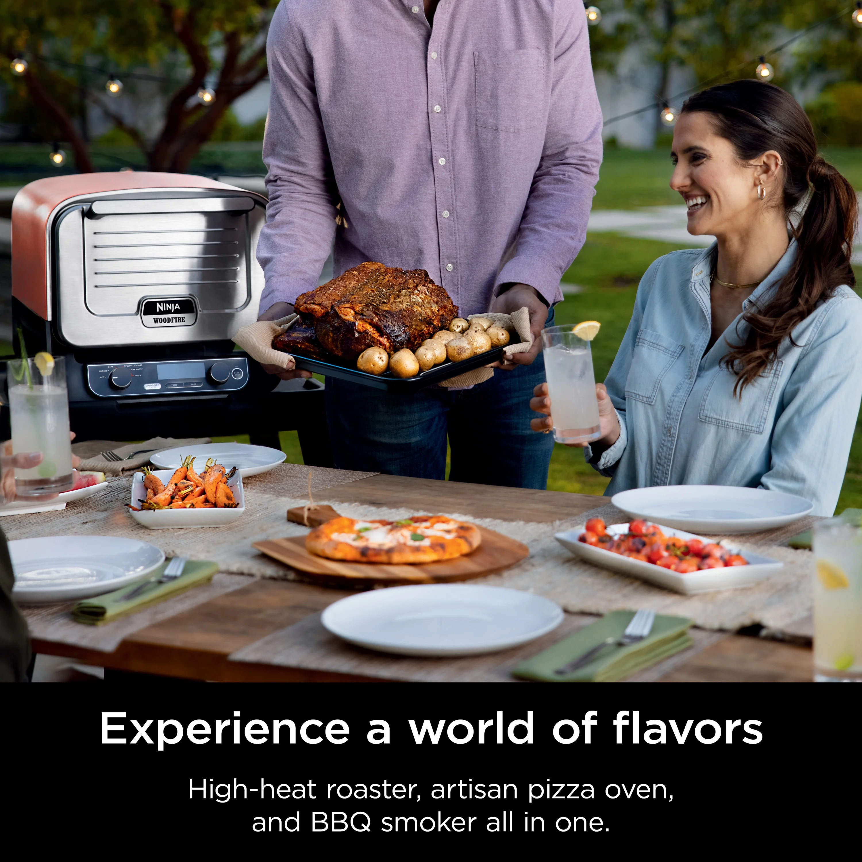 Woodfire? Pizza Oven, 5-in-1 outdoor oven, 5 Pizza Settings, Woodfire? Technology, up to 700��F heat, BBQ smoker, Electric? - Image 7