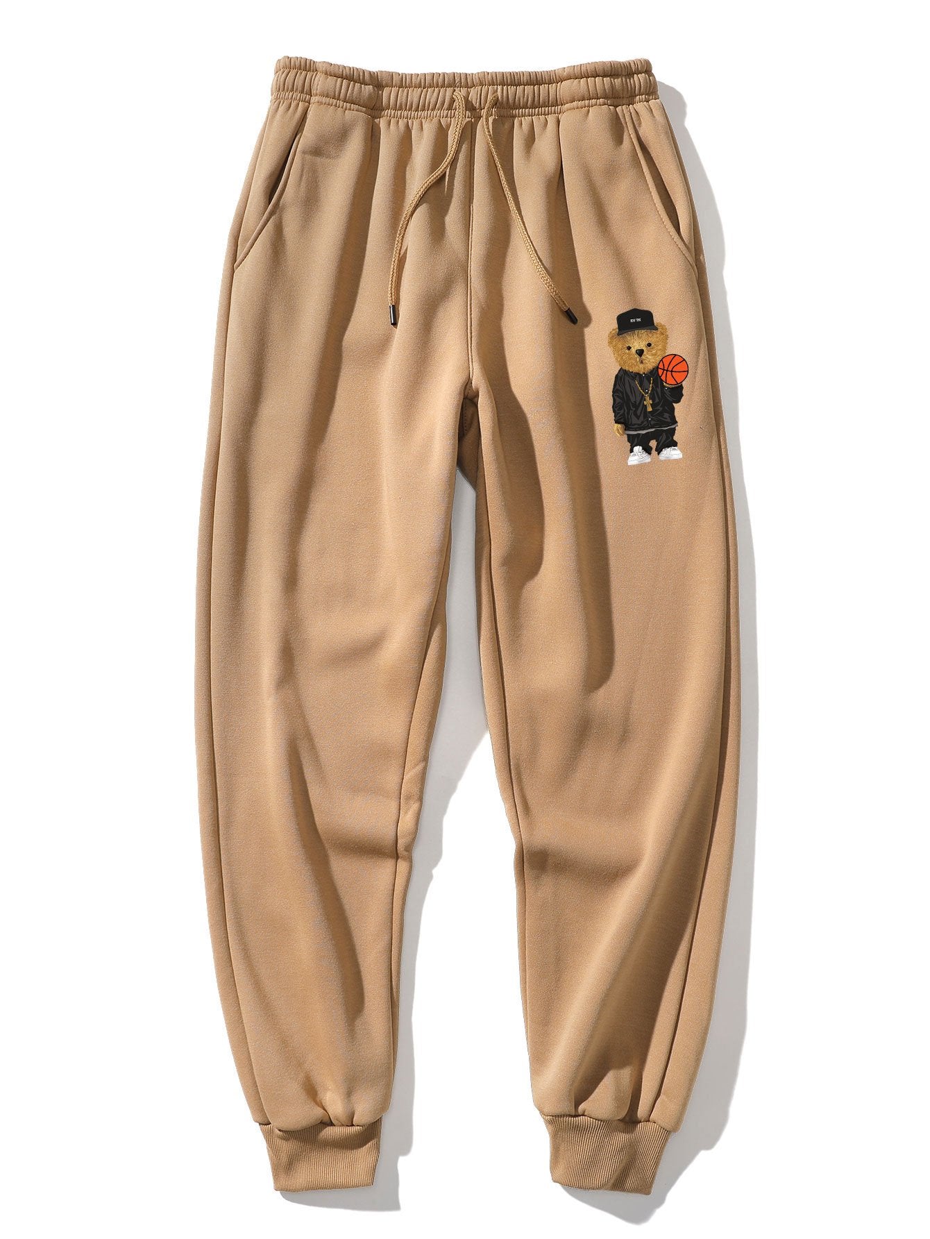 Pantalon de jogging imprimé ours basketteur