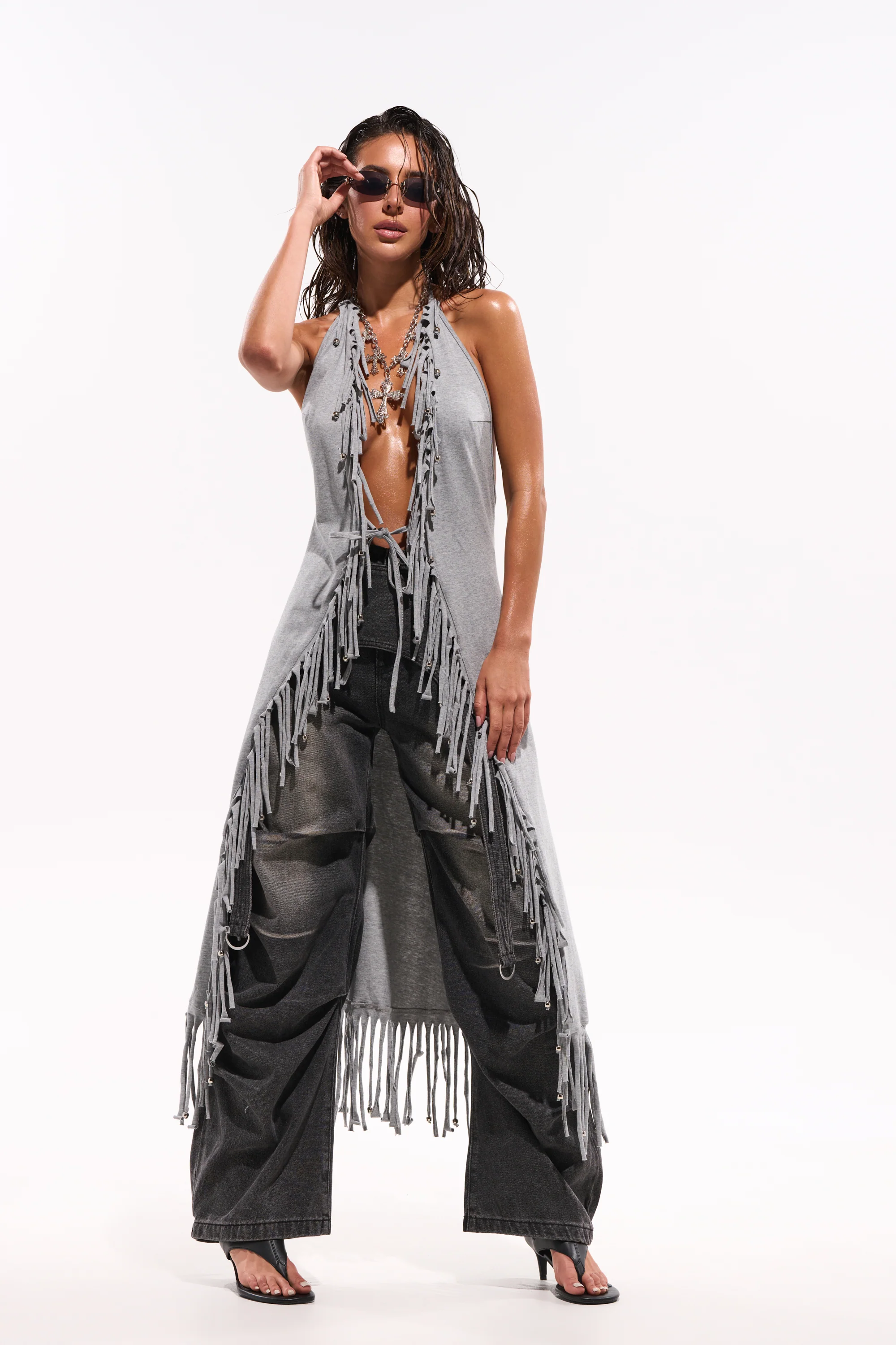 FRINGE GIRL BLOUSE - Akira Store