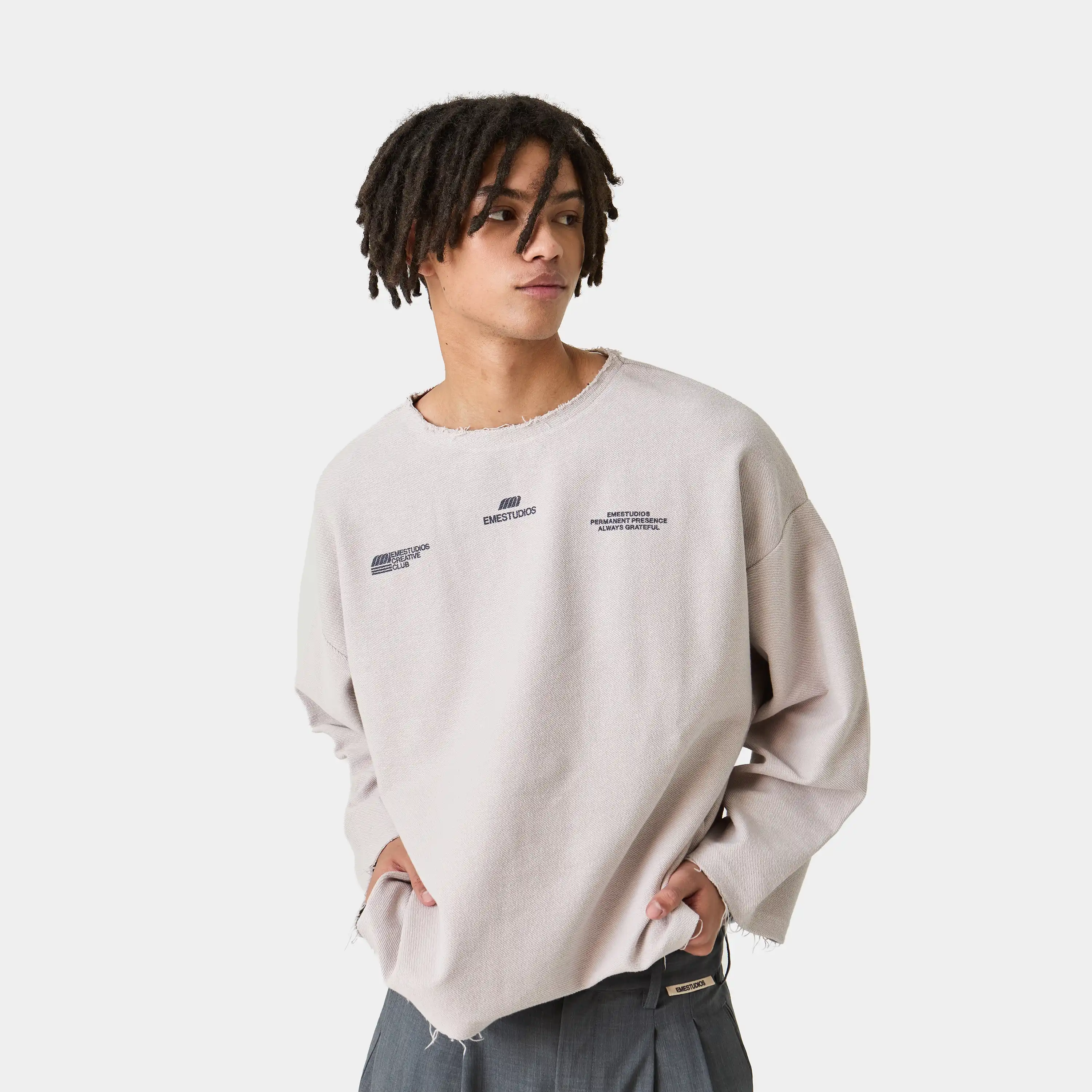 Suit Off Sand Oversized Crewneck