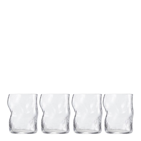 Organic Living vannglass 28 cl 4 stk klar