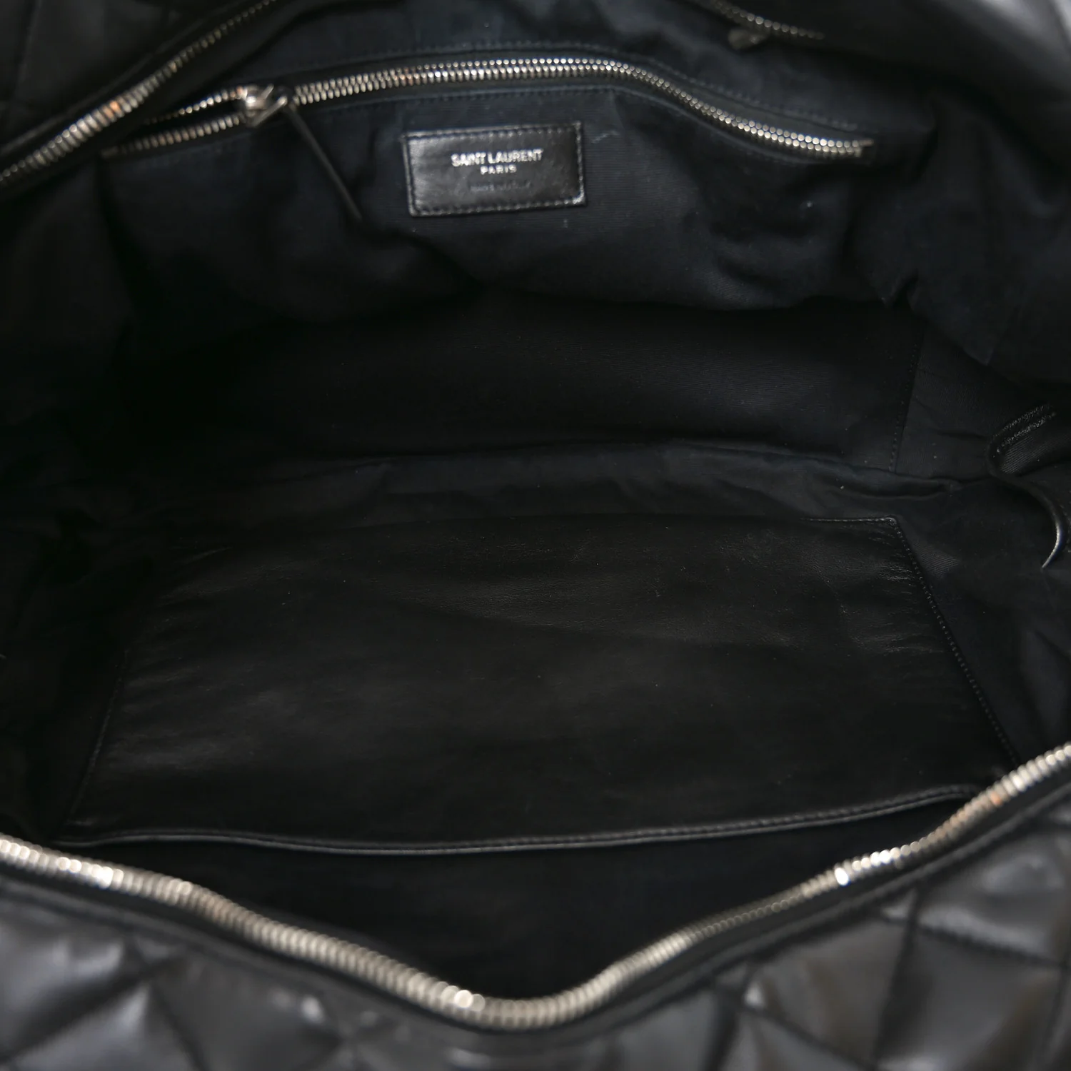 Lambskin Mixed Matelasse Joan Bowling Bag Black