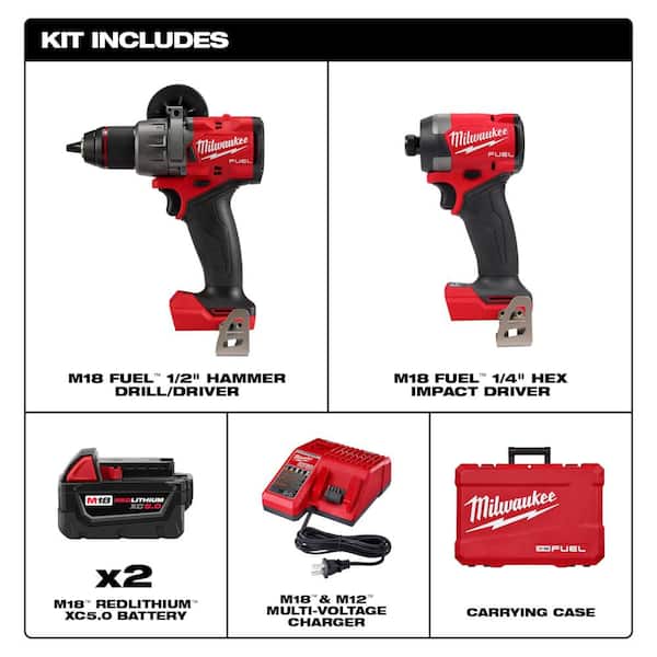 M18 FUEL 18 Volt Lithium Ion Brushless Cordless Combo Kit 6 Tool with 1/2 in High Torque Impact Wrench and Band Saw Image 3