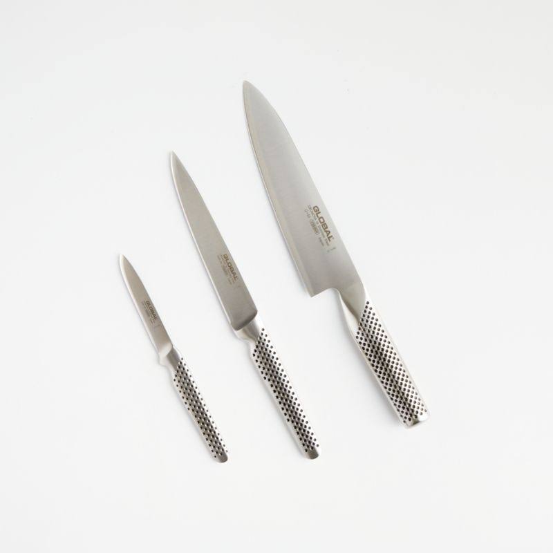 Global Classic 3-Piece Knife Set | Crate & Barrel