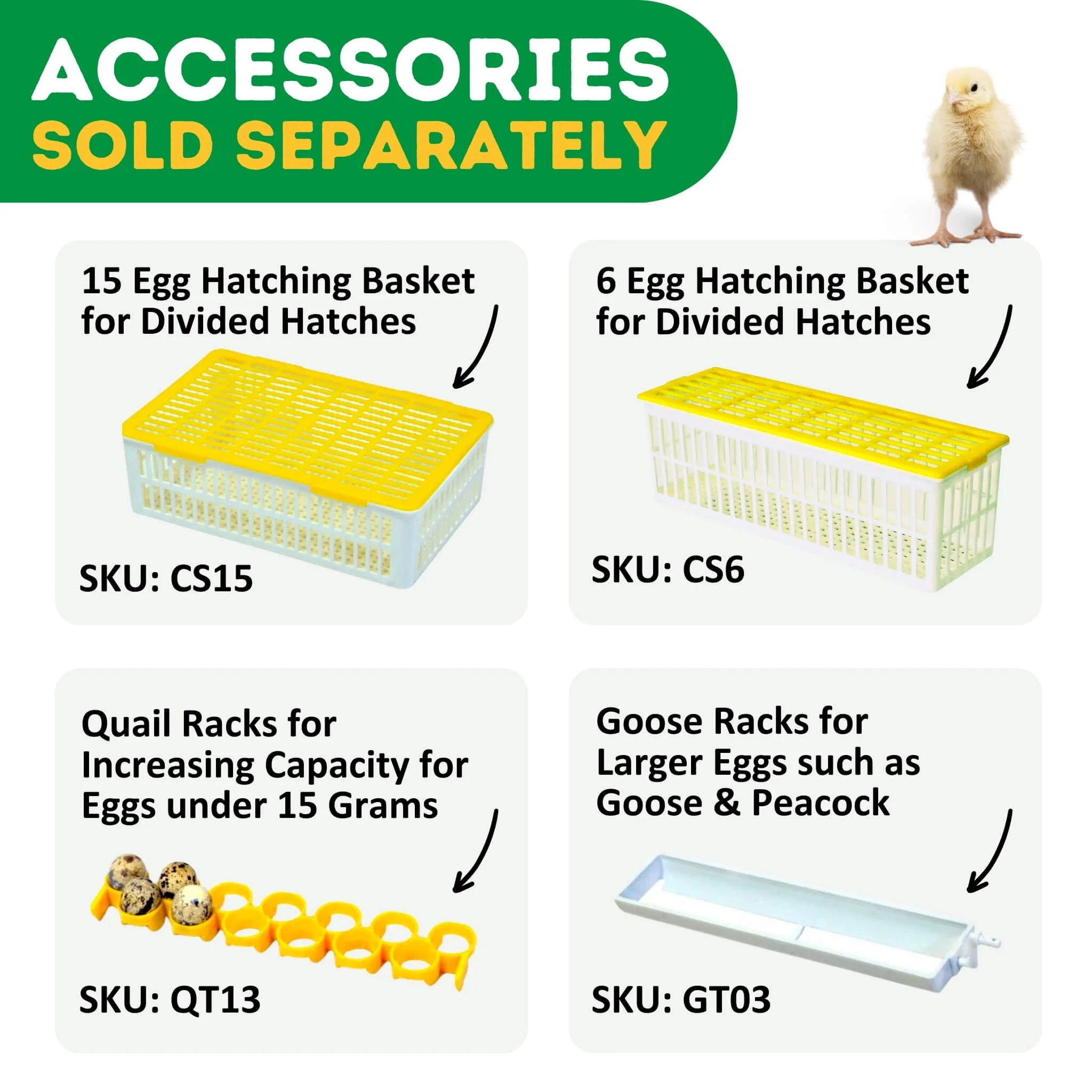 CT180SH Egg Incubator with Automatic Egg Turning Perfect Humidity Controls, Set Forget Design, Cabinet Incubators for Hatching Eggs, Incubate and Hatch 180 Chicken Eggs | Hatching Time - Image 8