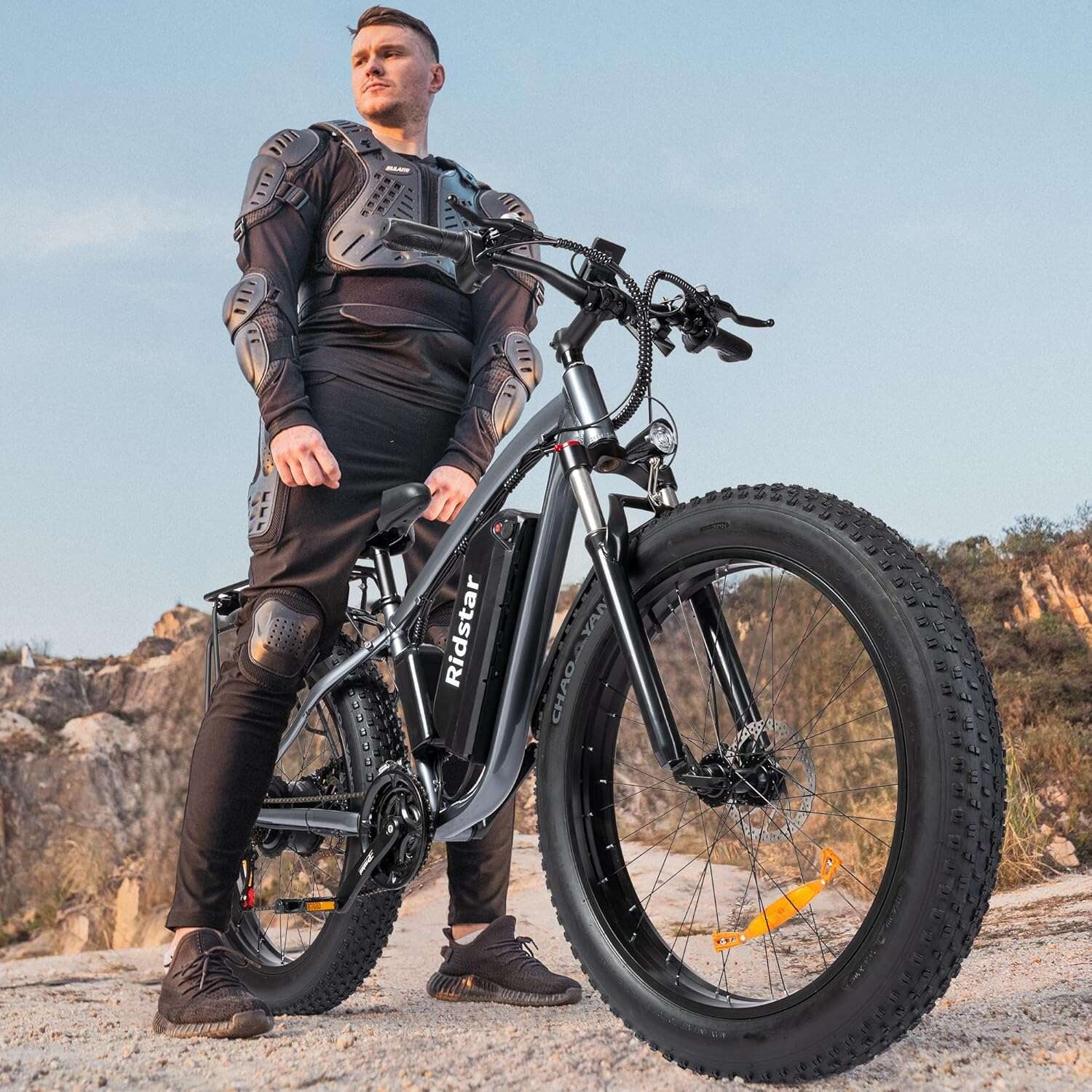 Dual Motor 3000W Electric Bike for Adults,31mph 48V 23Ah Electric Bicycle,26" Fat Tire Mountain Bike UL2849( 300W-48V 23AH-31MPH) - Image 6
