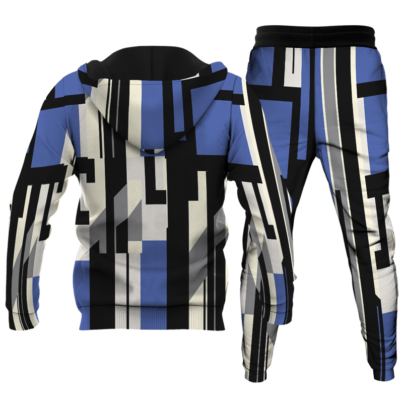 Ensemble de sweat à capuche imprimé personnalisé pour homme 020