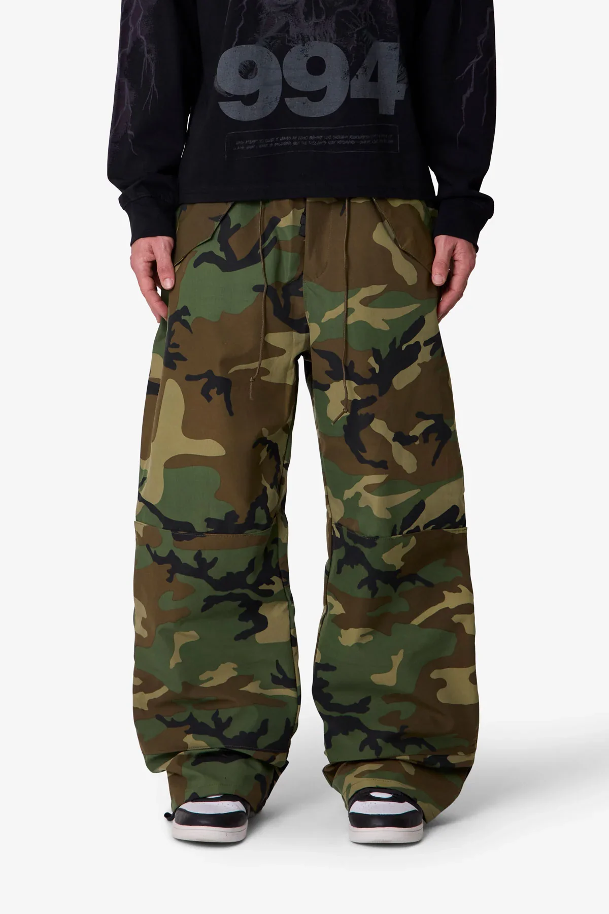 Baggy Military Pants - Camo