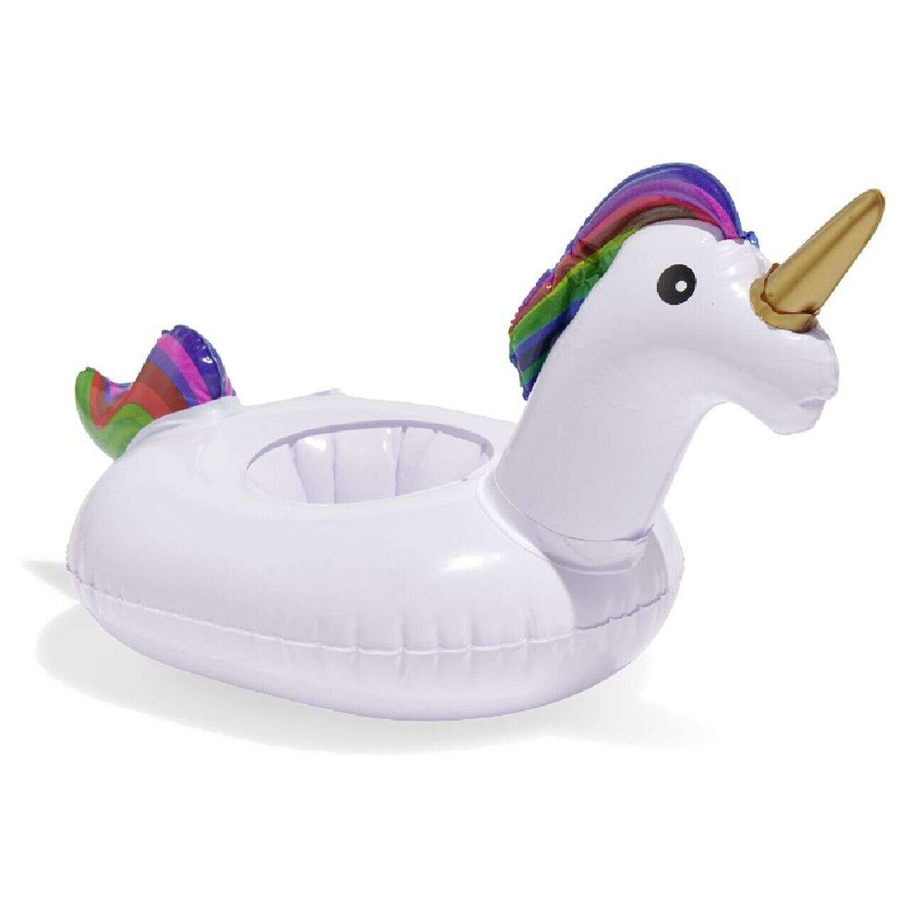 Porte verre gonflable licorne Ø20xH20cm