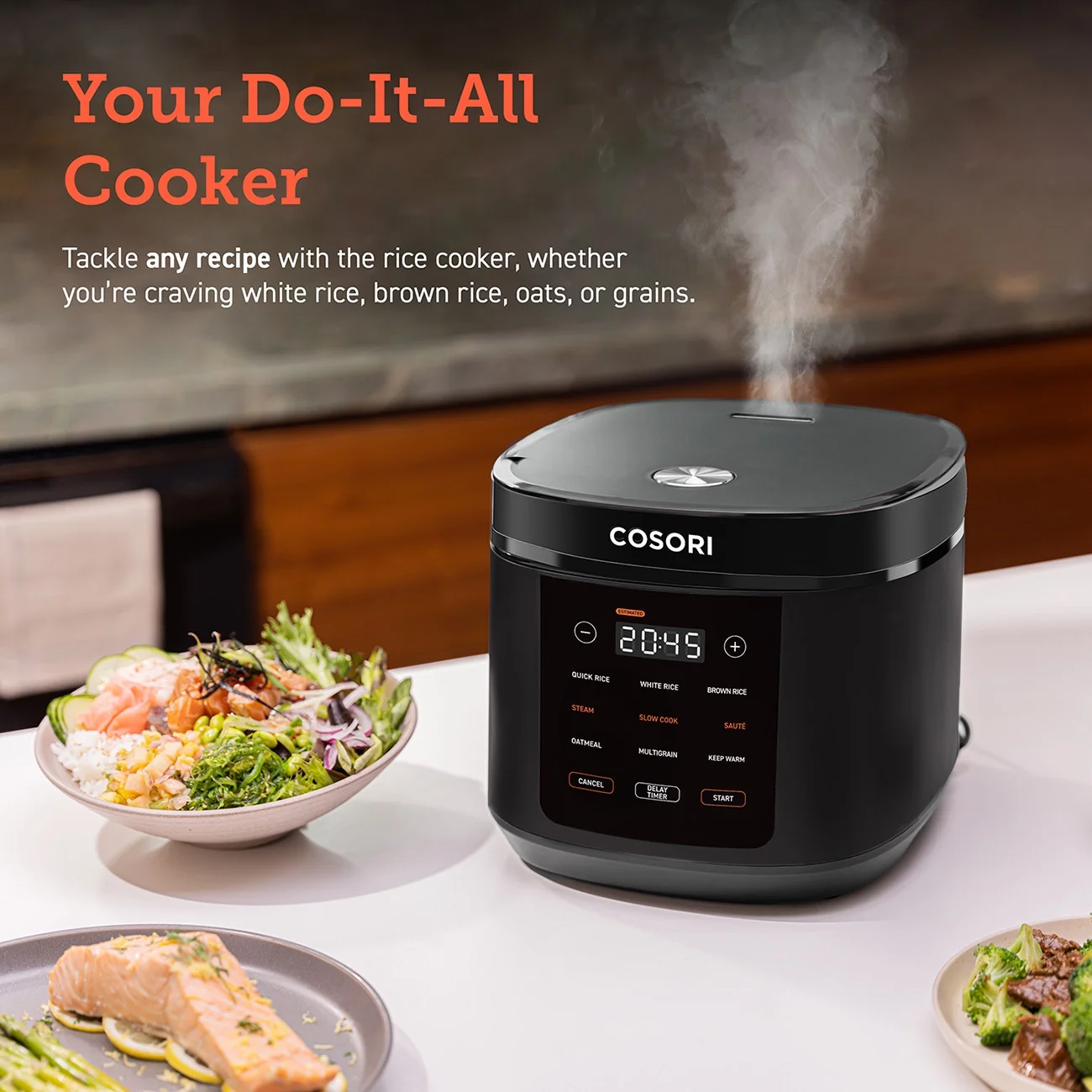Rice Cooker with Ceramic Coating 5.0 Quart - Image 6