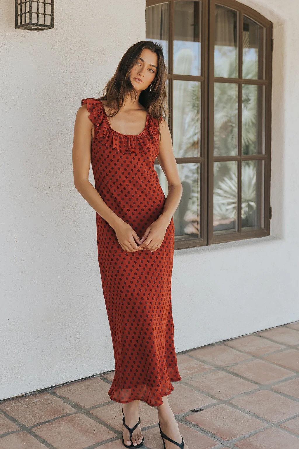 Lanie Polka Dot Dress