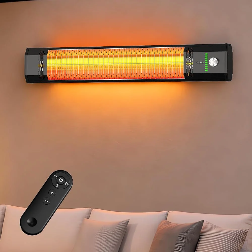 Infrared Outdoor Heaters for Patio, 1500W Electric Patio Heater