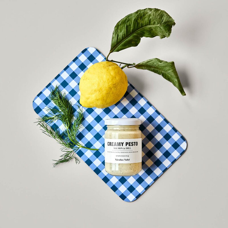 Kremet pesto laks & dill 135 g