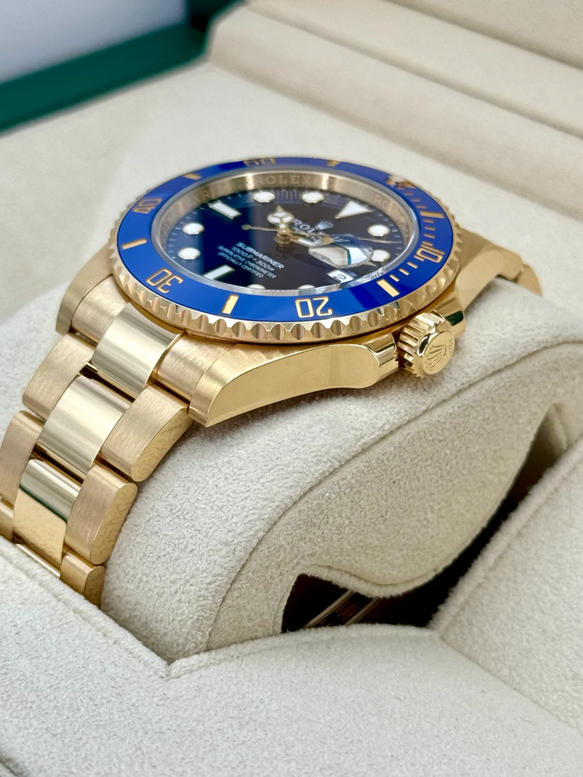 [Super Clone]Rolex Submariner 41mm 126618lb-0002 Blue Dial Yellow Gold Oyster Watch