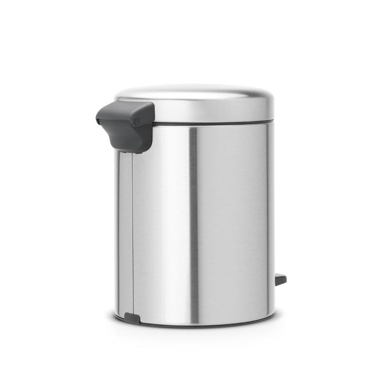 NewIcon pedalbøtte 5L børstet stål FPP