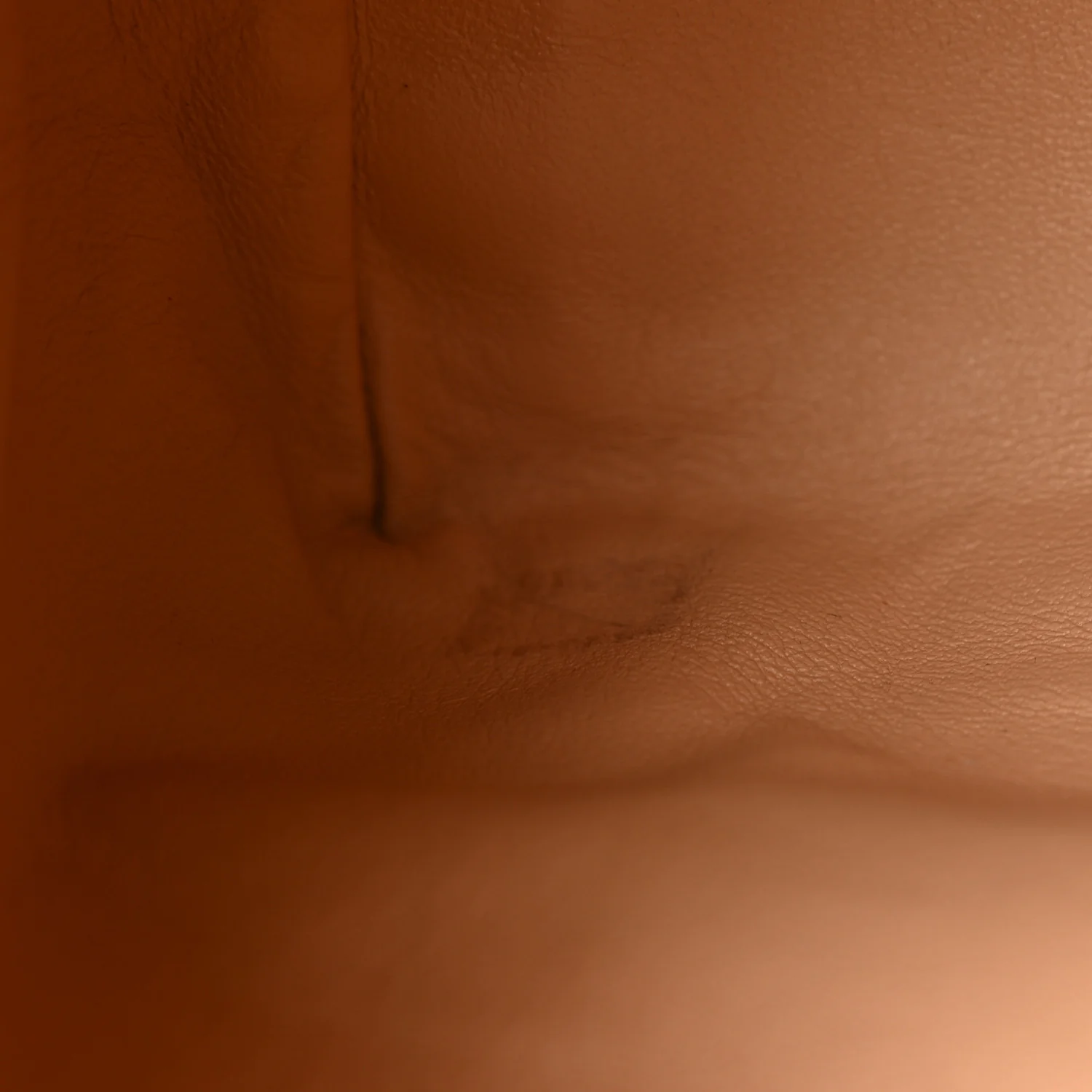 Smooth Calfskin Luxe Ligne Tote Dark Beige