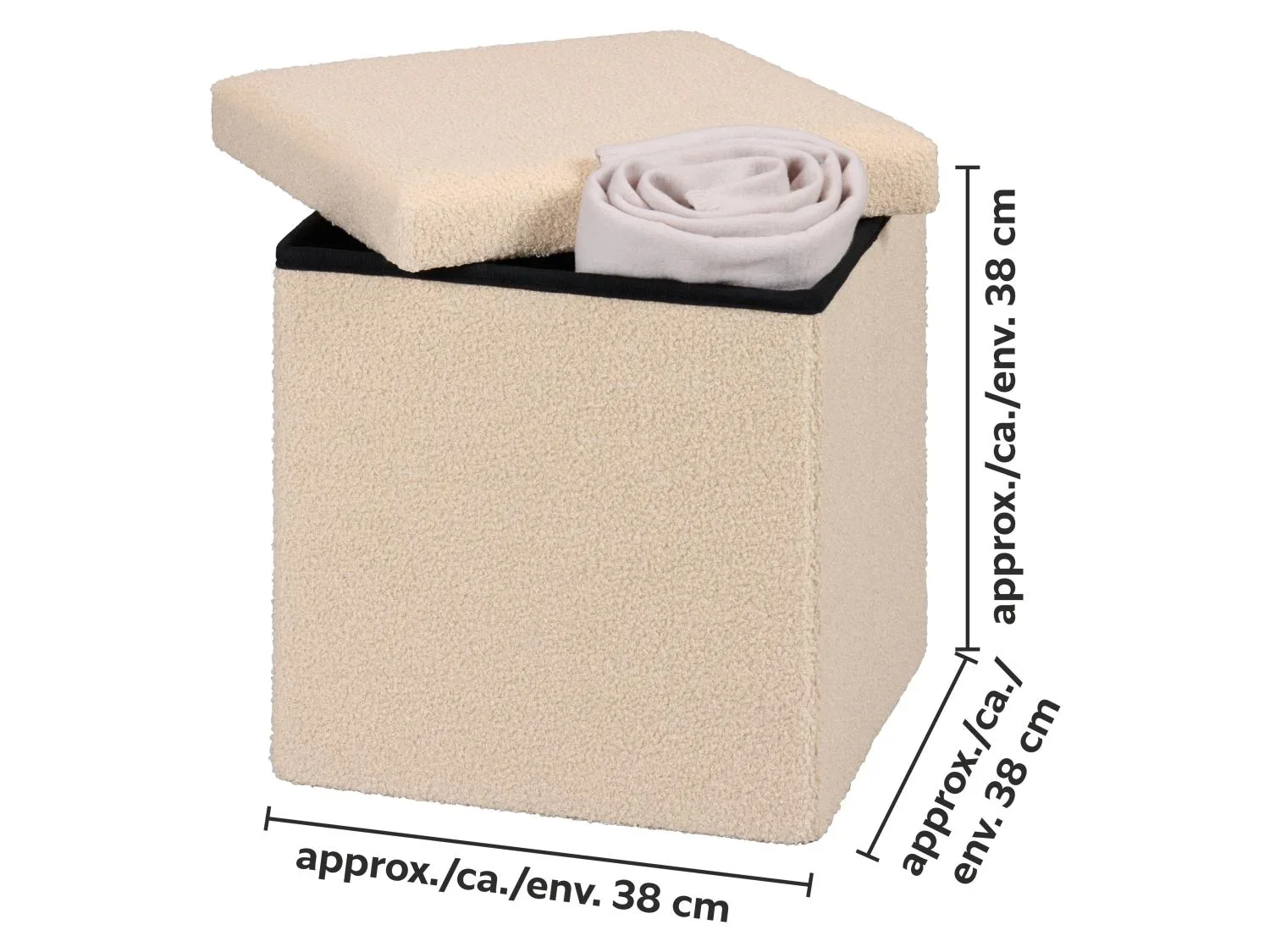LIVARNO Pouf coffre