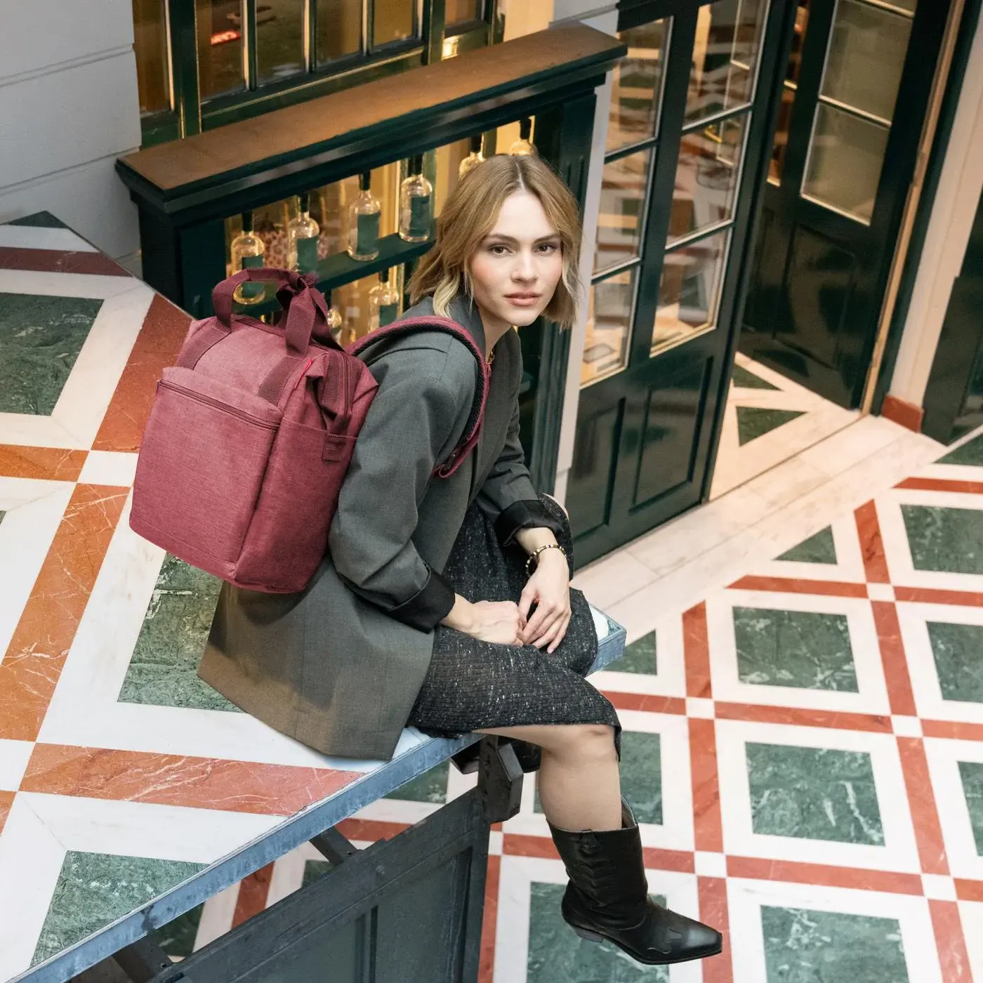 allrounder R twist maroon